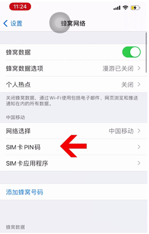 滕州苹果14维修网分享如何给iPhone14的SIM卡设置密码 