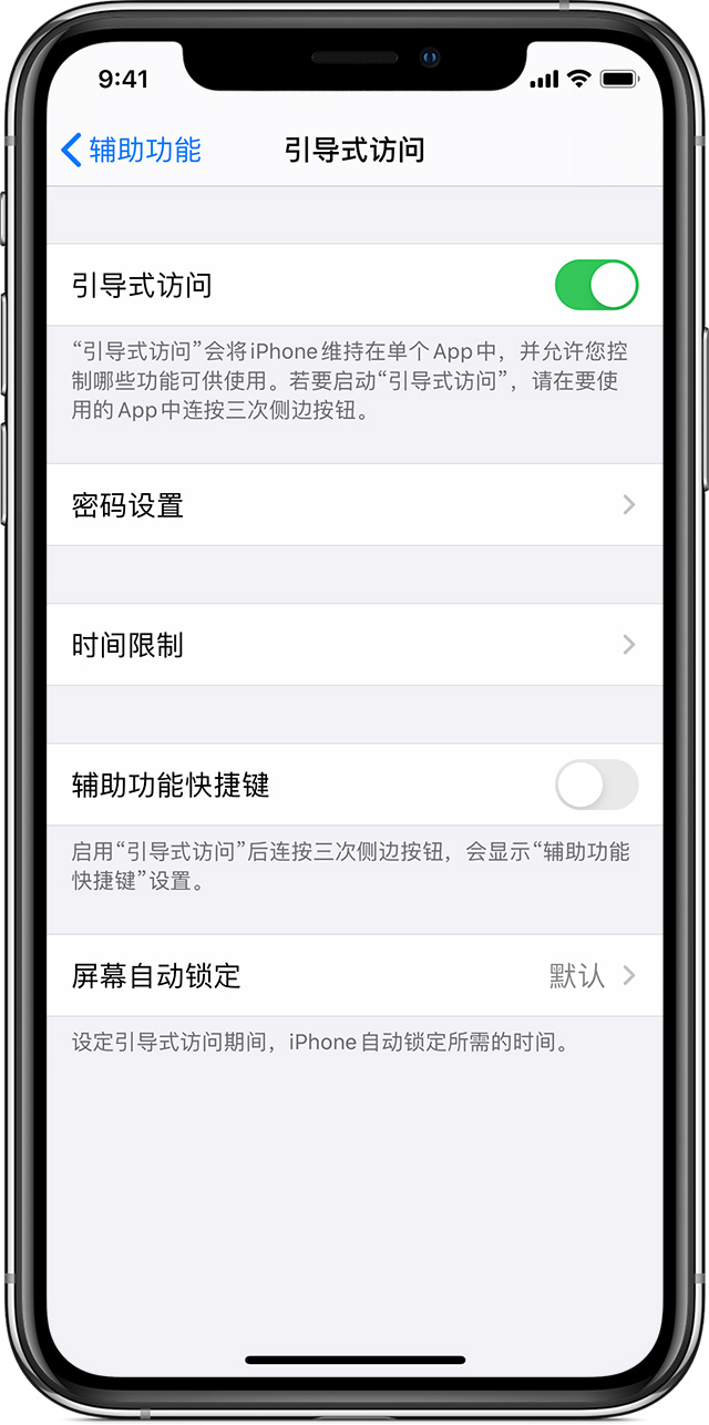 滕州苹果手机维修分享如何在 iPhone 上退出引导式访问 