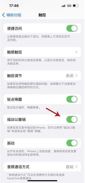 滕州苹果手机维修分享iPhone手机如何设置摇一摇删除文字 