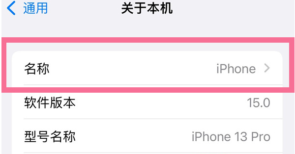 滕州苹果13维修分享iPhone 13热点名字设置教程 